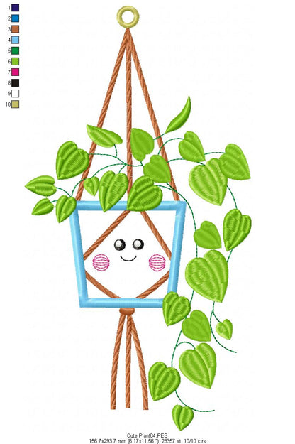 Cute Plant - Applique