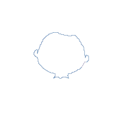 Ponytail Girl on Dress - Applique