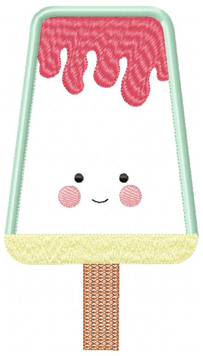 Cute Popsicle - Applique