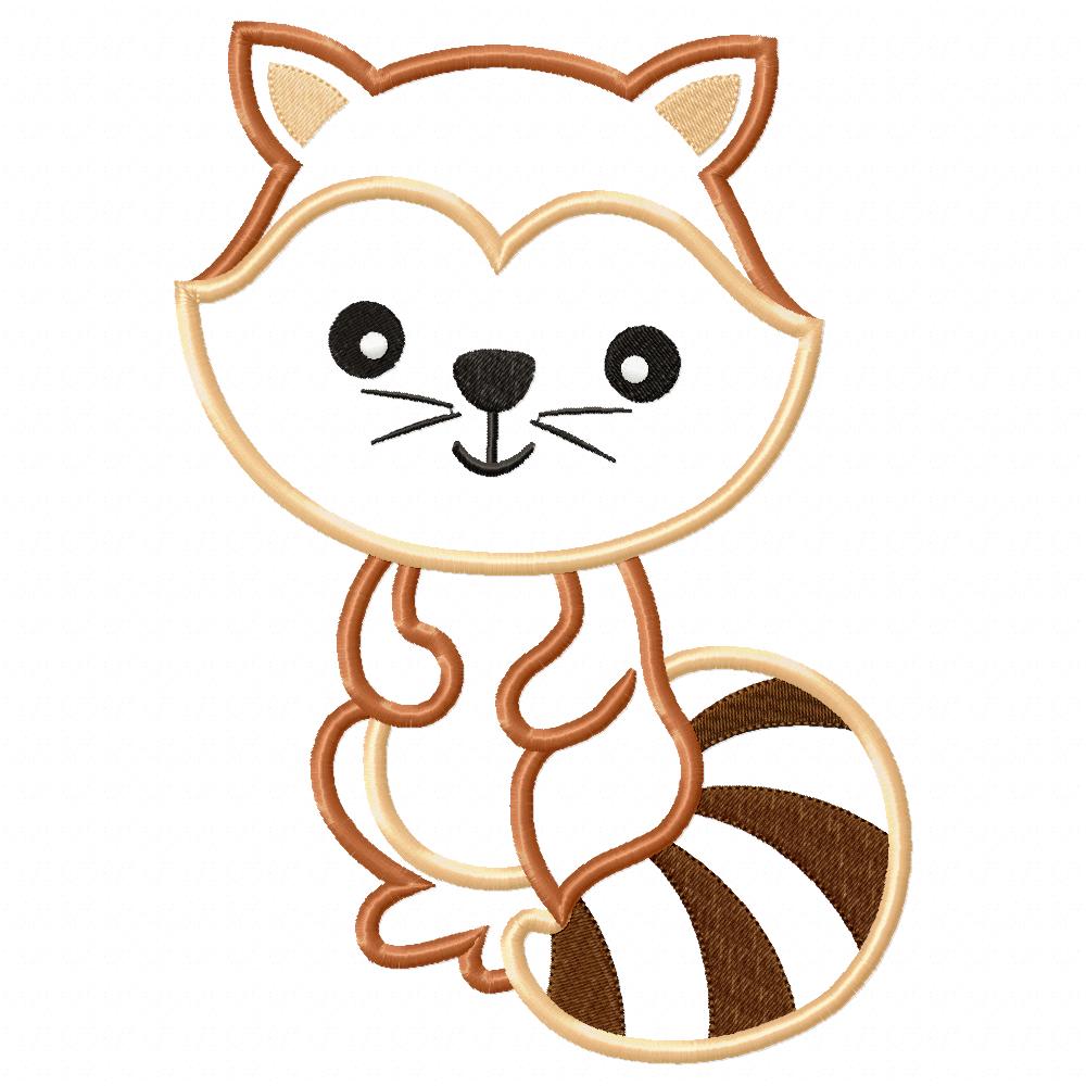 Cute Squirrel Boy - Applique
