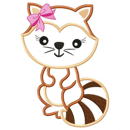 Cute Squirrel Girl - Applique