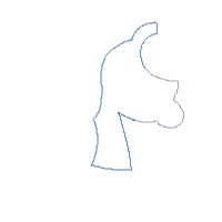 Unicorn and Stars - Applique Embroidery