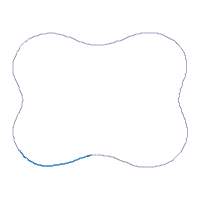Cute Whale Frame - Applique