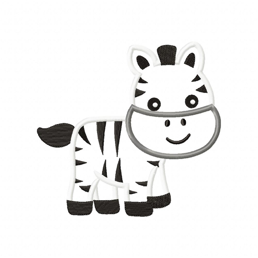 Cute Zebra Boy - Aplique