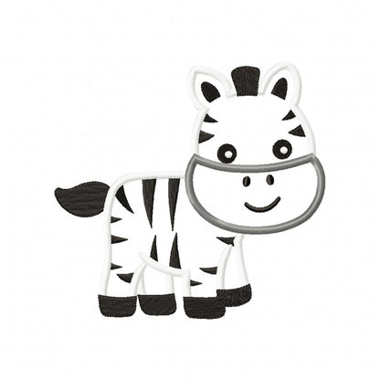 Cute Zebra Boy - Aplique