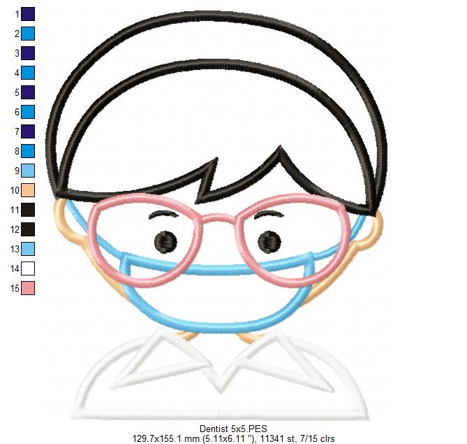 Covid-19 Use the Mask Girl - Applique