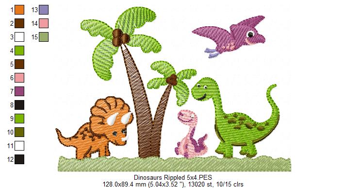 Dinosaurs - Rippled