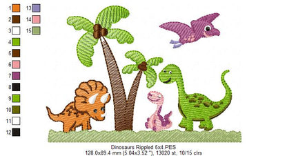 Dinosaurs - Rippled