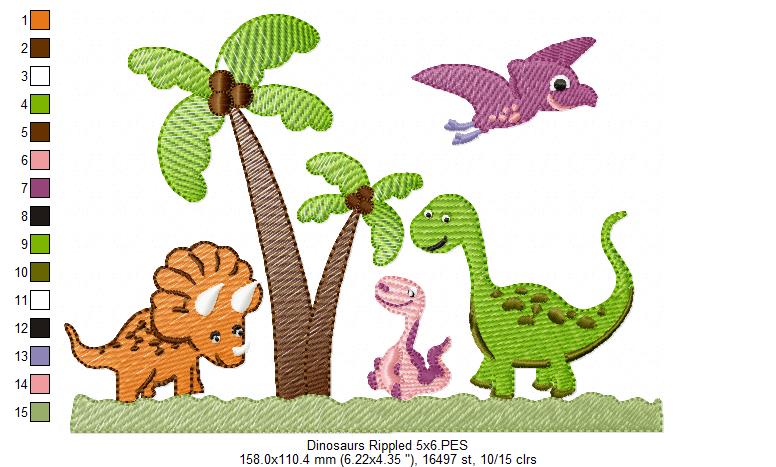 Dinosaurs - Rippled