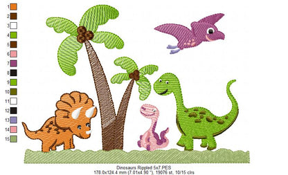 Dinosaurs - Rippled