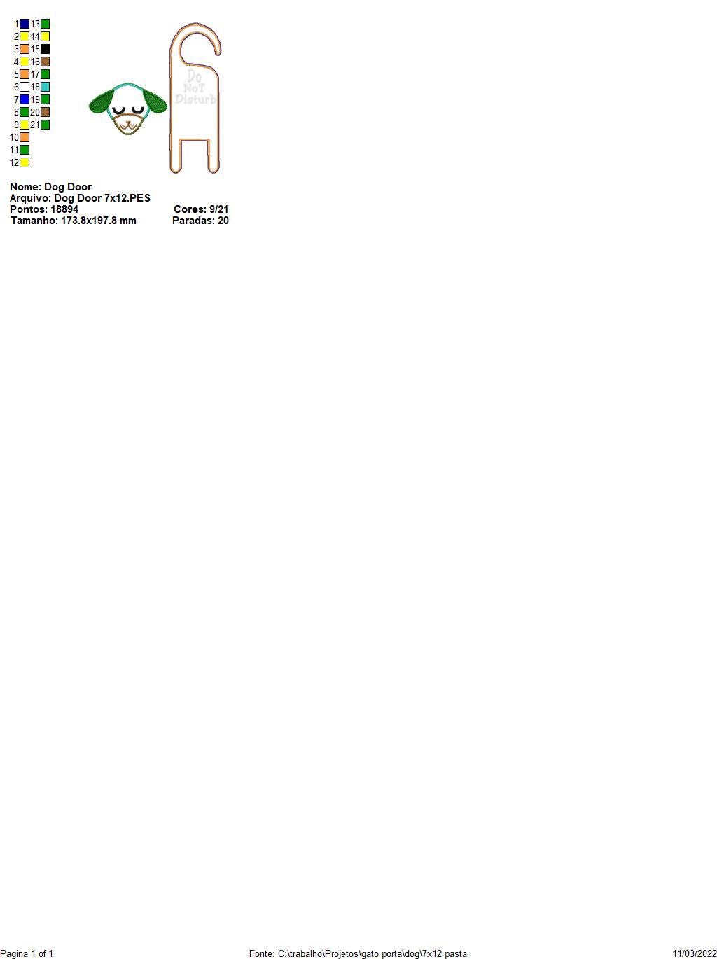 Cute Cat and Dog Door Hanger - ITH Project - Machine Embroidery Design