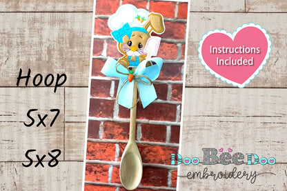 Cooking Rabbits Kitchen Set - ITH Project - Machine Embroidery Design