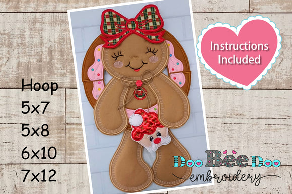 Christmas Gingerbread and Cupcake - ITH Project - Machine Embroidery Design