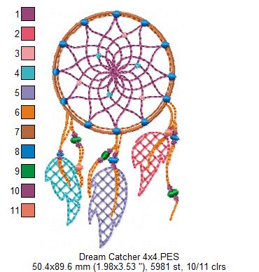 Dreams Catcher - Fill Stitch