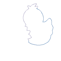 Farm Duck and Flowers - Applique