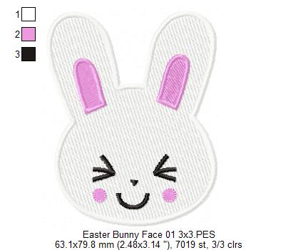 Easter Bunny - Fill Stitch