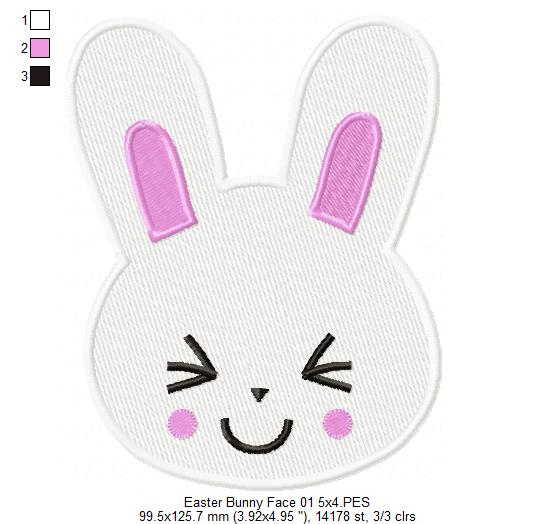 Easter Bunny - Fill Stitch