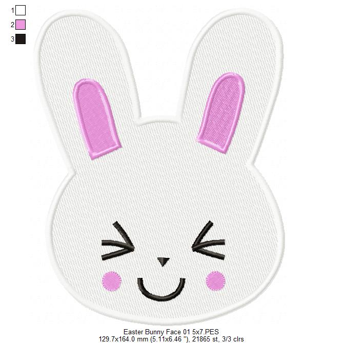 Easter Bunny - Fill Stitch