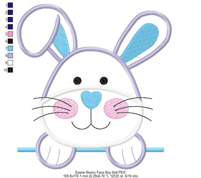 Bunny Boy - Applique Embroidery