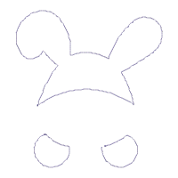 Bunny Boy - Applique Embroidery