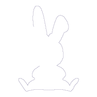 Bunny Girl - Applique - Machine Embroidery Design