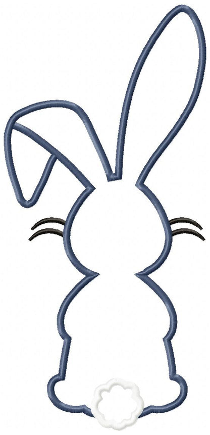 Easter Bunny Silhouette 7 - Applique
