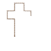 Easter Cross He is Risen - Fill Stitch - Machine Embroidery Design