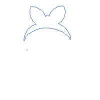 Easter Owl Girl - Applique