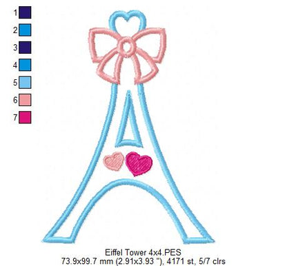 Eiffel Tower - Applique
