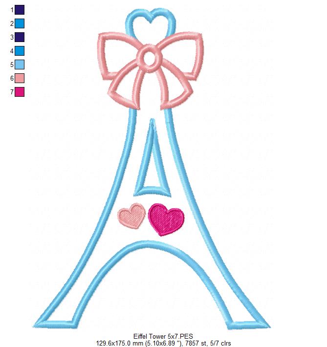 Eiffel Tower - Applique