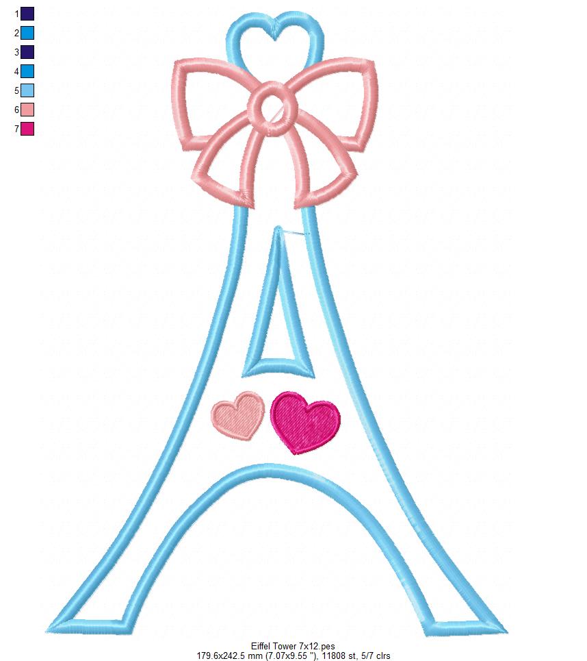 Eiffel Tower - Applique