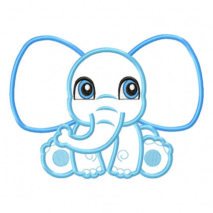 Elephant Boy Big Ears - Applique