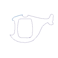 Elephant Girl in a Helicopter - Applique