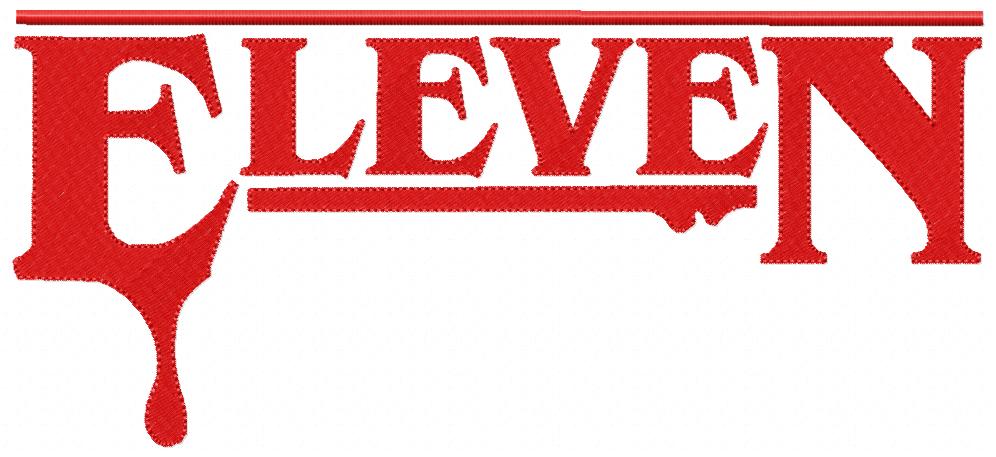 Eleven - Fill Stitch