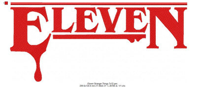Eleven - Fill Stitch