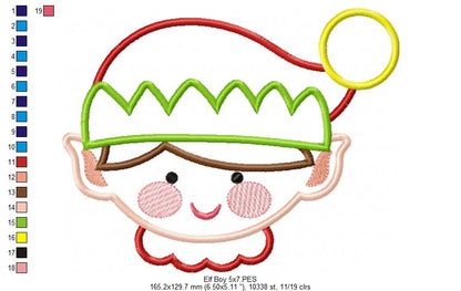 Elf Boy - Applique