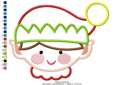 Elf Boy - Applique