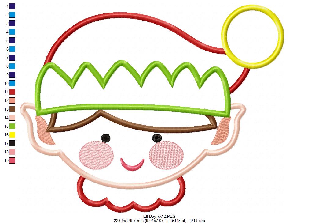 Elf Boy - Applique