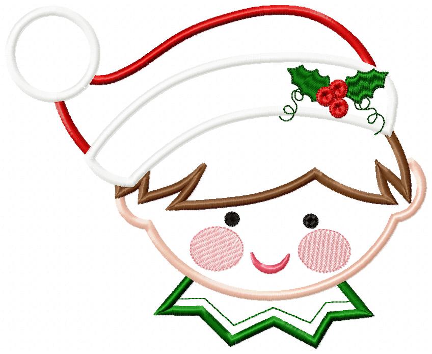 Elf Boy - Applique - Machine Embroidery Design