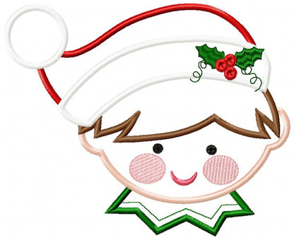 Elf Boy - Applique - Machine Embroidery Design