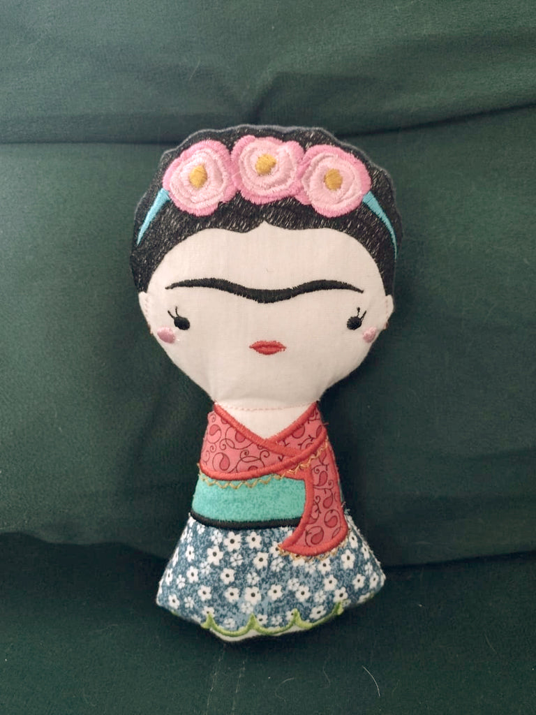 Frida Stuffie - ITH Project - Machine Embroidery Design