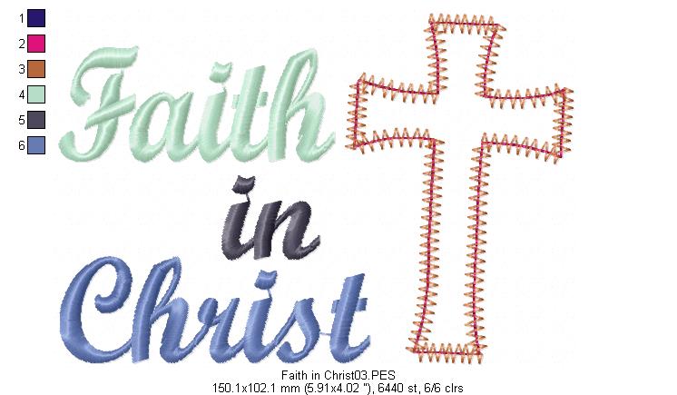 Faith in Christ - Applique