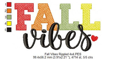 Fall Vibes - Rippled Stitch