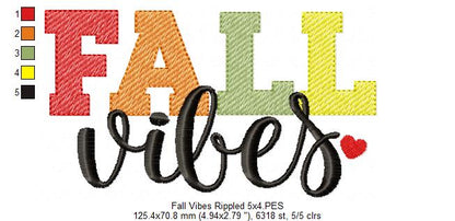 Fall Vibes - Rippled Stitch