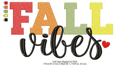 Fall Vibes - Rippled Stitch