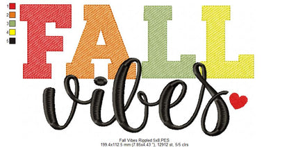 Fall Vibes - Rippled Stitch