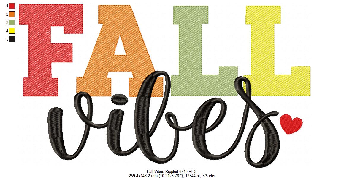 Fall Vibes - Rippled Stitch