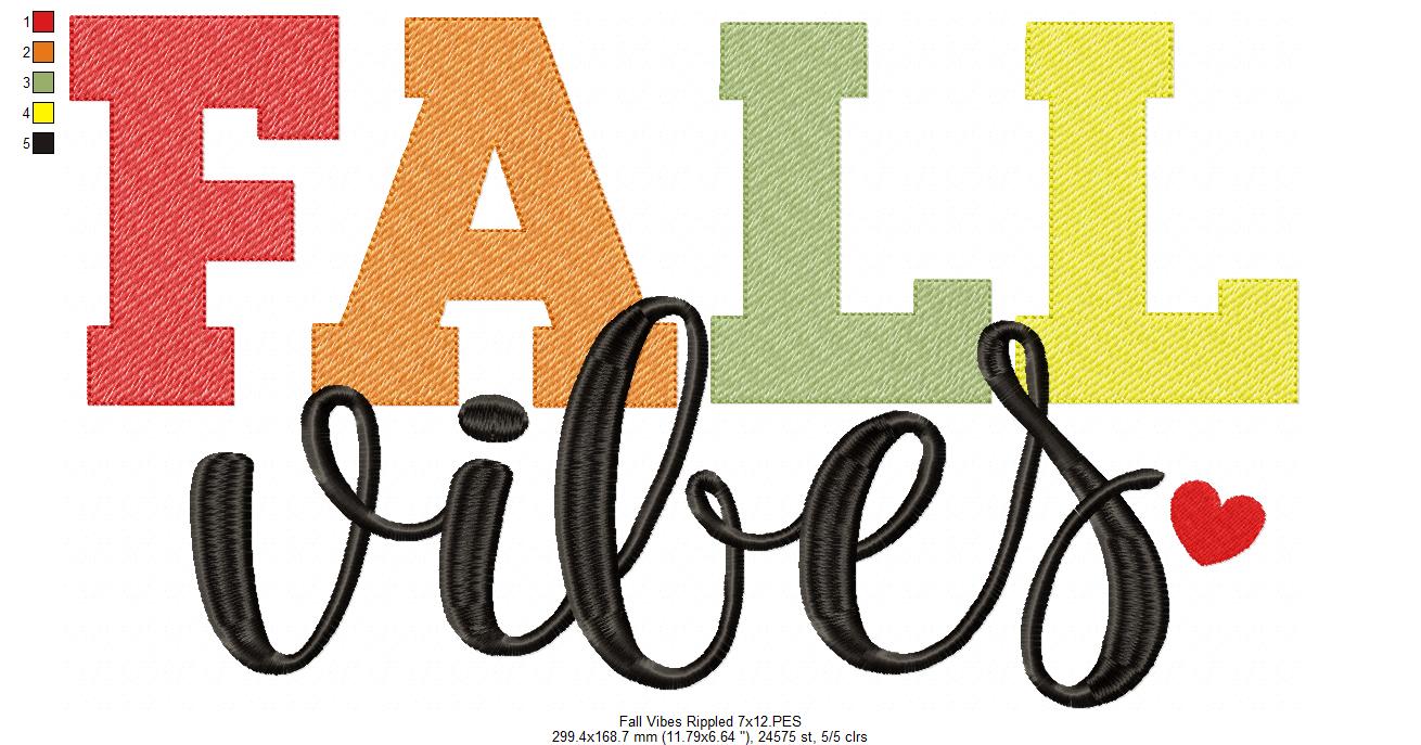 Fall Vibes - Rippled Stitch