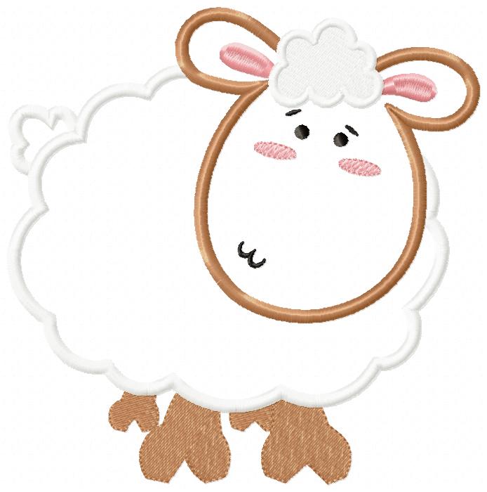 Farm Sheep - Applique