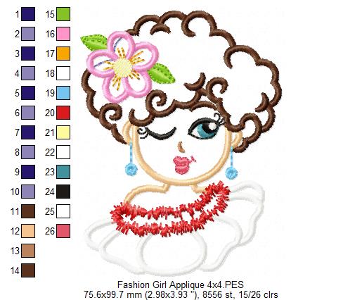 Fashion Girl - Applique